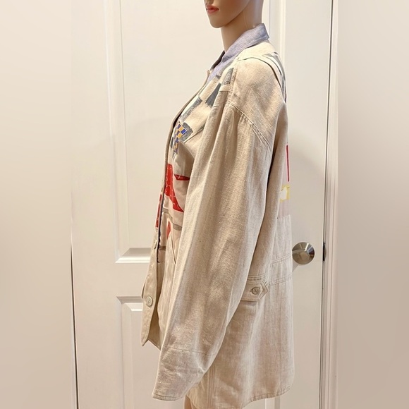 Vintage Canvasbacks Lutton And Horsfield Womens size S Blazer Art - Picture 6 of 7